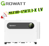 Growatt Split Phase 220V/380V on-Grid Inverter 100kw 125kw Max 125ktl3-XL  Grid Tied Solar Inverter for Home Solar System