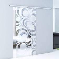 Porta Scorrevole Con Binario Esterno Hypnotique In Vetro Kit Alu L 86 X H 215 Cm Prezzi E Offerte Online Leroy Merlin Porte Scorrevoli Porte Scorrevoli Esterne Arredamento D Interni