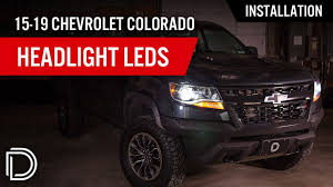 Low Beam Led Headlight For 2015 2019 Chevrolet Colorado Pair