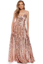 Grace Rose Gold Princess Dress Windsor Sequin Dress Short Womens Prom Dresses Gold Cocktail Dress