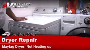 Dryer Diagnostic Not Heating Up Repair Diagnostic Maytag Whirlpool Kenmore Youtube