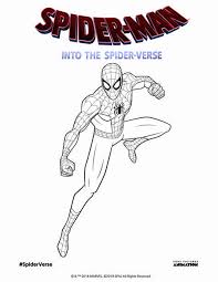 Spider man into the spider verse villains. Enjoy Coloring Peterparker From Spiderman Into The Spiderverse In Theaters 12 14 18 Spider Verse Coloring Pages Cartoon Coloring Pages