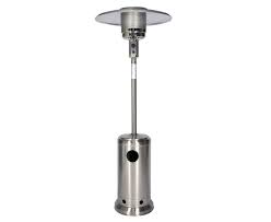 If we take a popular patio heater like this one , which puts out 41,000 btus in a circle, we'd need seven of them to fully heat our entire patio to 70 degrees. Firefly Heatlab 12kw Stainless Steel Patio Heater Patiomate