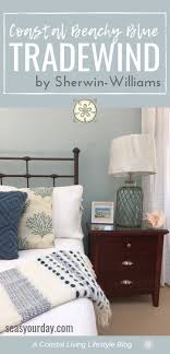 Sherwin Williams Tradewind Paint Color Seas Your Day Bedroom Makeover Before And After Chic Bedroom Design Bedroom Paint Colors