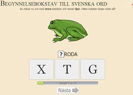 Skolburken Spel Om Begynnelsebokstav Tema Ord