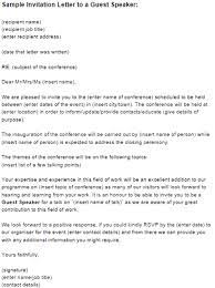 To, john mark, nestle head office us. Sample Invitation Letter To A Guest Speaker Just Letter Templates