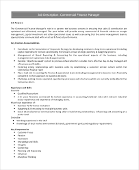 Use this sample job description for finance manager to understand the work culture, job responsibilities and duties to manage at this job as the finance manager of a company handles all the financial issues of the company he should possess a degree in accounting, finance, etc. Free 10 Sample Financial Manager Job Description Templates In Pdf Ms Word
