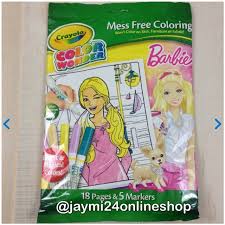 Coloring pages about butterfly fairy mariposa who lives in the far away flutterfield. Crayola Barbie Color Wonder Mess Free Coloring Book Shopee Philippines