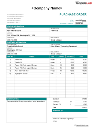 Purchase order purchase order template for excel. 43 Free Purchase Order Templates In Word Excel Pdf