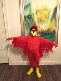 Homemade Easy Homemade Bird Costume For Kids Halloween Angry Birds Red Bird Costume Diy Homemade Top Halloween Costumes Bird Costume Kids Diy Costumes Kids