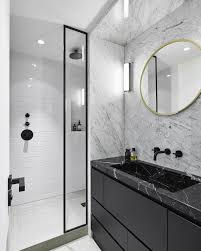16k Likes 57 Comments Interior More Myinterior On Instagram Black And White Mar Black Marble Bathroom Bathroom Interior Design White Marble Bathrooms