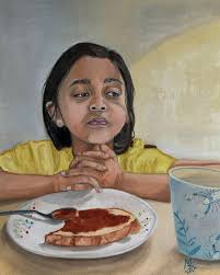 Meet Meghna Sharma @artbymeghnasharma, a portrait artist whose work reveals  the beauty in everyday moments. Her oil paintings explore themes of family,  love, and the quiet strength found in solitude. "I strive