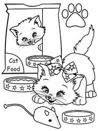 Kitten Clipart Color And Black And White In 2020 Clip Art Kitten Cat Paws
