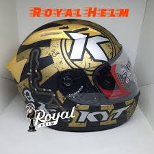 Customize a logo for your company easily with our free online logo maker. Jual Kyt Helm Rc Seven 17 Black Matt Gold Rcseven Fullface Rc7 Kota Bekasi Royal Helm Tokopedia