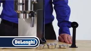 Craft and serve your favourite cafe` style beverages to impeccable standards with this dedica manual coffee machine. De Longhi Dedica Ec680 Unboxing And Setting Up The Machine Youtube