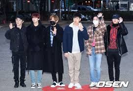 Shownu , minhyuk, kihyun, hyungwon, joohoney, and i.m. Monsta X Music Bank Unbleached Photos Monbebe Amino