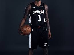 The new wizards uniform system features aero swift and dri fit materials for ultimate comfort and performance. Wizards Unveil Black District Uniforms For 2018 19 Season Bullets Forever