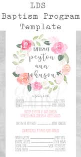 Check spelling or type a new query. Free Lds Baptism Program Template Cutesy Crafts