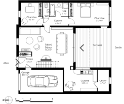 Plan Maison En U Etage Plan Maison Maisons En U