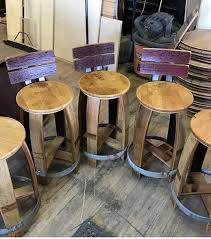 Wine Barrel Project Stool Winebarrel Wine Barrel Decor Wine Barrel Furniture Barrel Furniture