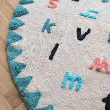 Großhandel kinder teppich kriechen teppiche lernen teppiche kinder kinder spielen bereich teppich für boden, kinder spielen zimmer teppich online teppich. Minividuals Teppich Aus Baumwolle Alphabet Rund Kidswoodlove