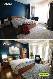 Way less messy and easier, yet still a project to do. Julia And The Home Tour Squad Redesign Her Cluttered Bedroom Into A Relaxing Oasis Ikea Products Make It E Home Decor Bedroom Bedroom Renovation Bedroom Decor