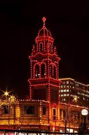Clock Tower During The Holidays Kansas City Plaza Kansas City Kansas City Missouri
