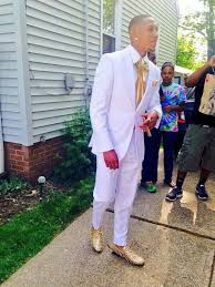 Your footwear collection is incomplete without a pair of designer black and gold heels. Pinterest Loovvenicole Prom Suits For Men White Prom Suit Prom Shoes