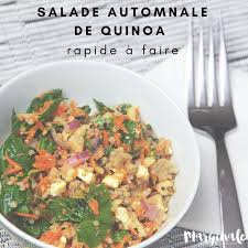 Salade De Quinoa Rapide A Faire Touski 2temps3mouv Salade Automnale Recette Recette Minceur Rapide