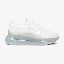 • the nike air max 720 features the brand's largest air unit to date, with its heel measuring in at 38mm. Nike Air Max 720 Aq3196 100 Weiss 93 49 Sneaker Sizeer De
