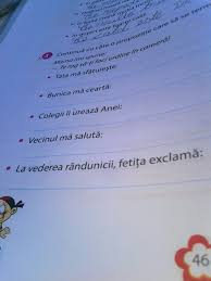 A intrebat fluturu.alexandru (120 puncte) acum 6 ani in categoria martori de bord. ContinuÄ Cu Cate O PropoziÈie Care SÄ Se Termine Cu Semnul ExclamÄrii DupÄ Model Brainly Ro