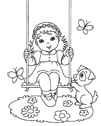 Libera la tua fantasia e divertiti con i disegni da colorare delle bambole gorjuss: Primavera Disegni Da Stampare E Colorare Foto 5 40 Nanopress Donna