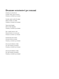 Doamne ocroteste i pe romani. Doamne Ocroteste I Pe Romani