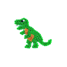 Bügelperlen vorlagen und motive zum ausdrucken. Hama Midi Bugelperlen Stiftplatte Weiss Nr 322 Dino Dinosaurier Bugelperlen Spielzeug