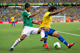Resumen #mexico vs #nuevazelanda copa confederaciones. Giovani Dos Santos Y Marcelo Durante El Encuentro Mexico Vs Brasil Mexico Mundial Brasil 2014