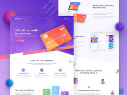 Credit Card Landing Page Design V2 Landing Page Design Credit Card Design Credit Card Website