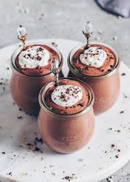 Vegan Chocolate Mousse Receita Doces Veganos Receitas Vegano Sem Gluten