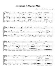 Magnet Man Megaman 3 Free Piano Sheet Music Pdf