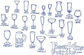 Types Of Glass Types Of Cocktail Glasses Cocktail Glasses Illustration Custom Martini Glasses
