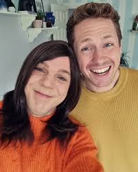 A special visitor for Mum today, meet her brother David... (Yes another David,  why do you think she's so experienced with shouting "Daviiiiiiid"). 'Uncle  David' will be appearing in videos soon, proving