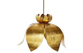 The jamie young lotus brass pendant is back decor rooster pad. One Kings Lane Jasmin Lotus Pendant Gold Leaf One Kings Lane