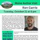Maine Author Visit: Ron Currie event image