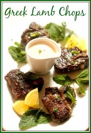 Greek Lamb Chops With Lemon Yogurt Sauce Simply Fresh Dinners Recipe Lamb Chops Greek Yogurt Recipes Lamb Recipes
