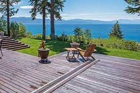 The shoreline of lake tahoe stretches an amazing 72 miles and hosts a limited number of homes scattered along the lakefront. Lake Tahoe Lakefront Homes Lake Tahoe Real Estate Truckee Real Estate