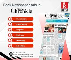 Deccan Chronicle Ad Rates 2024 | Book ...