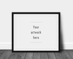 Minimalist Frame Mockup Black Frame Mockup Horizontal Frame Digital Picture Frame Gray Room Hardwood Flo Frame Mockups Mockup Free Psd Psd Mockup Template