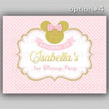 With a tonal variation of light pink and dark, we the decor included sparkly gold minnie mouse cake pops and sugar cookies to custom made centerpieces and gold marquee letters personalizing the event for. Pink And Gold Minnie Mouse Backdrop Cheap Online Shopping