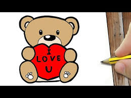 Kolorowanka i love you | ladnekolorowanki.pl Teddybeer Tekenen En Schilderen Zelfkunstmaken Nl