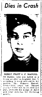 Sgt Gerald Fenwick Manuel (1916-1941)