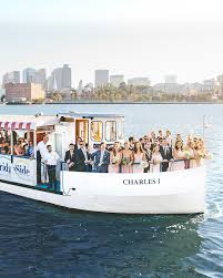 This Boston Wedding Was Packed With Nautical Charm Wedding Entertainment Boat Wedding Boat Wedding Reception
